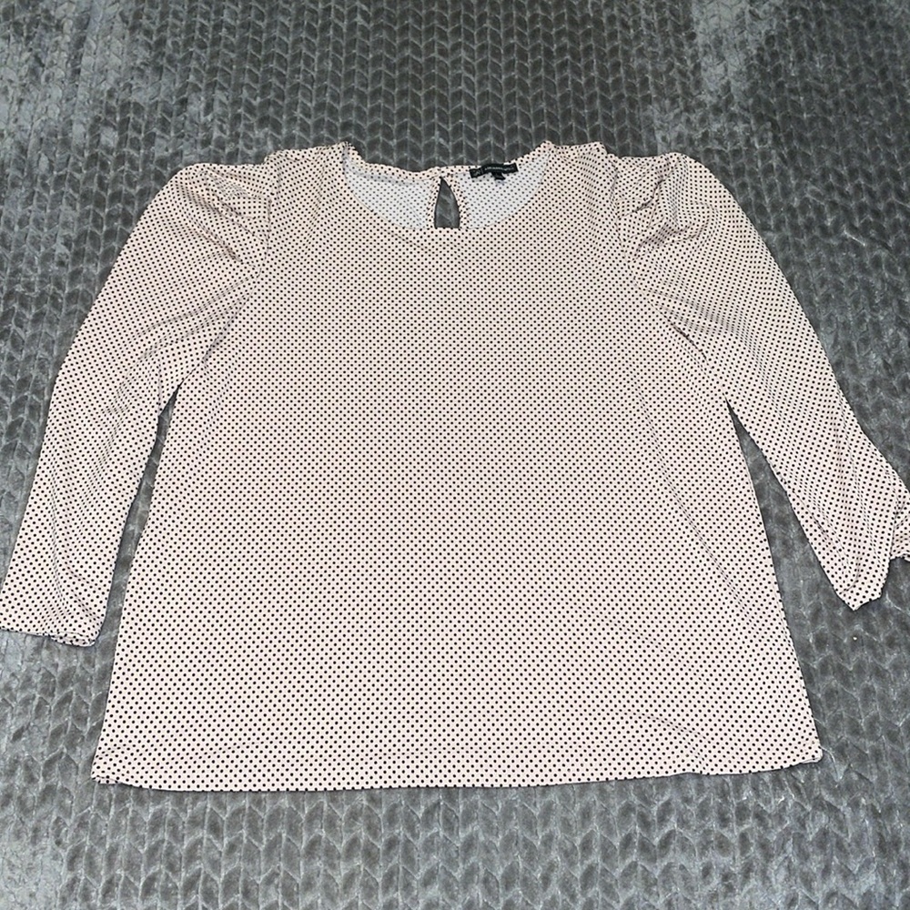 Adrianna Pappel 3/4 Sleeve blouse. Size Large